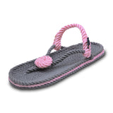 Flower Flop Grey Pink