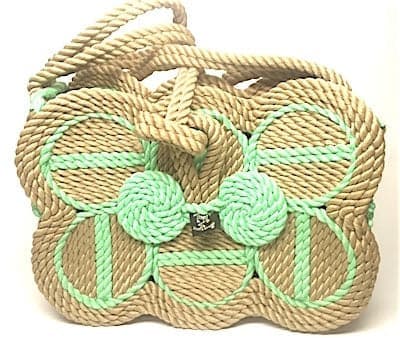 Small Two-Colored Rope Purse