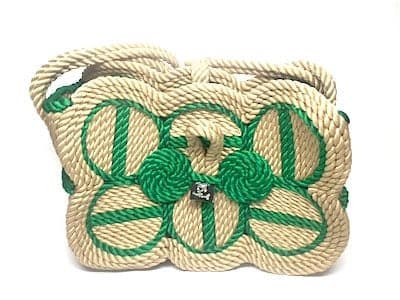Small Two-Colored Rope Purse
