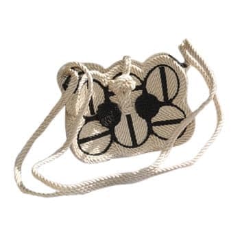 Small Two-Colored Rope Purse