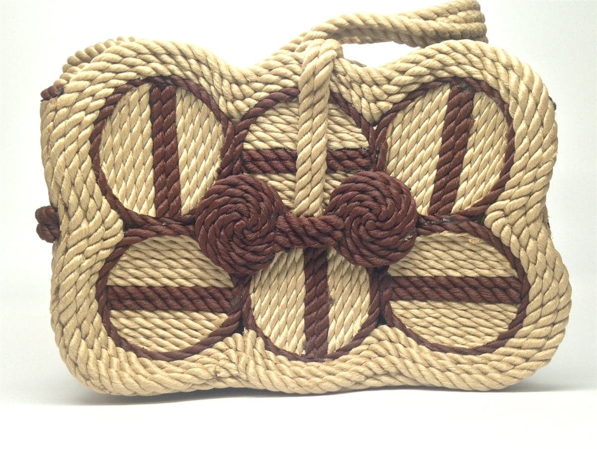 Small Two-Colored Rope Purse