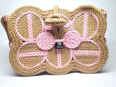 Small Two-Colored Rope Purse
