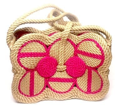 Small Two-Colored Rope Purse
