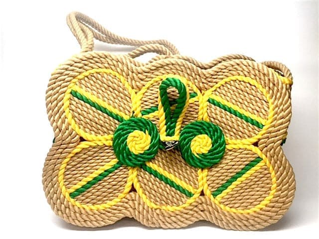 Small Two-Colored Rope Purse