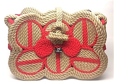 Small Two-Colored Rope Purse